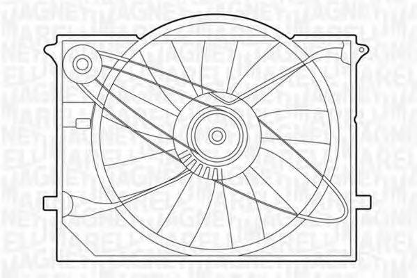 MAGNETI MARELLI 069422416010 Вентилятор, охолодження двигуна