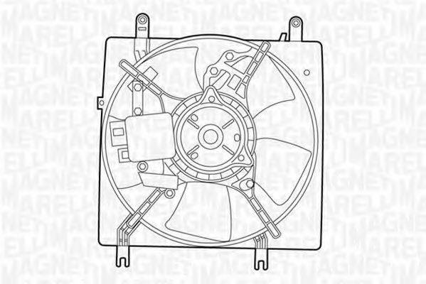 MAGNETI MARELLI 069422418010 Вентилятор, охолодження двигуна