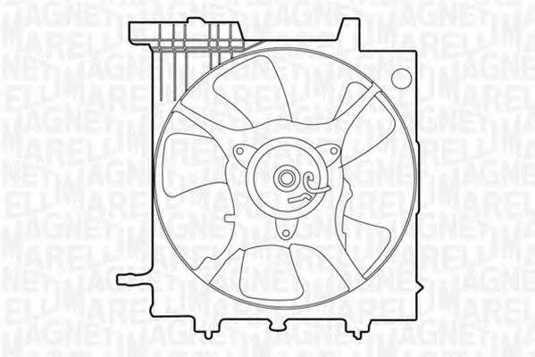 MAGNETI MARELLI 069422440010 Вентилятор, охолодження двигуна