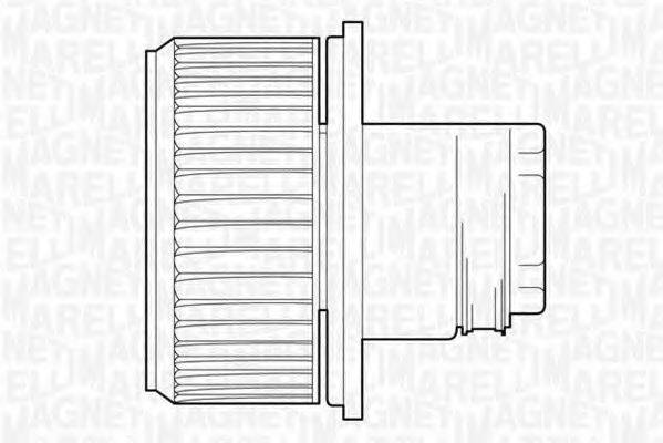 MAGNETI MARELLI 069412523010 Вентилятор салону