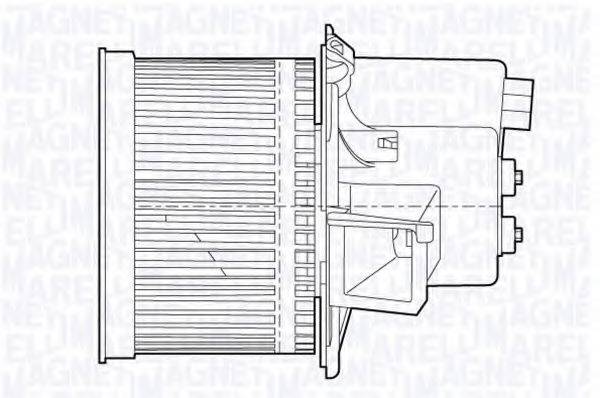 MAGNETI MARELLI 069412652010 Вентилятор салону