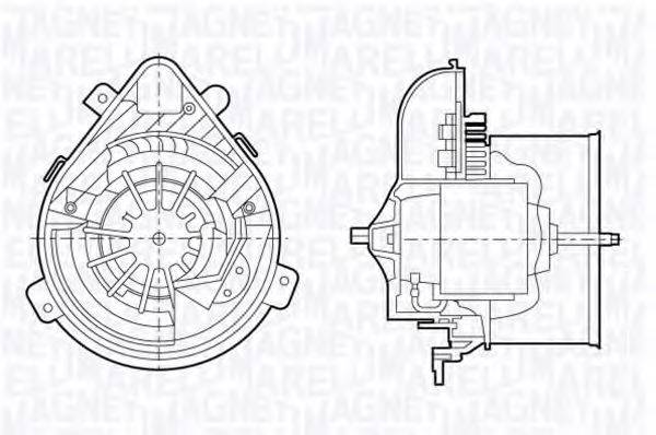 MAGNETI MARELLI 069412695010 Вентилятор салону