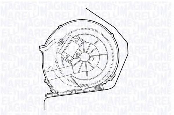 MAGNETI MARELLI 069412699010 Вентилятор салону