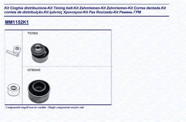 MAGNETI MARELLI 341311521101 Комплект ременя ГРМ