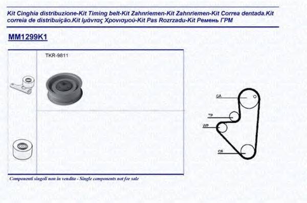 MAGNETI MARELLI 341312991101 Комплект ременя ГРМ