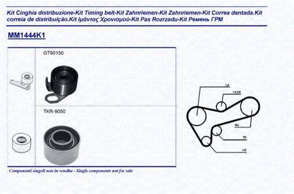 MAGNETI MARELLI 341314441101 Комплект ременя ГРМ