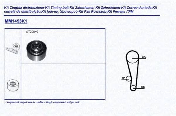 MAGNETI MARELLI 341314531101 Комплект ременя ГРМ