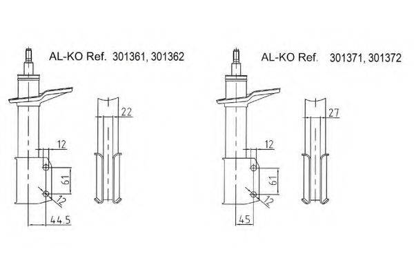 AL-KO 301361 Амортизатор