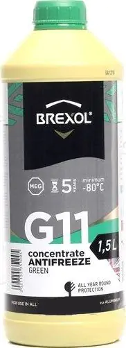 Антифриз <BREXOL> GREEN CONCENTRATE G11 (-80C) 1,5L