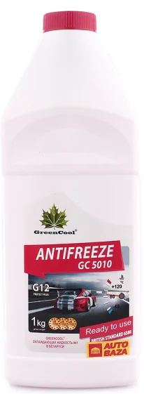 Антифриз GreenCool GС7010 1 кг G12+ (червоний)