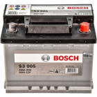 Акумулятор 56Ah-12v BOSCH (S3005) (242x175x190),R,EN480