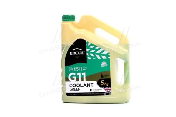 Антифриз <BREXOL> GREEN CONCENTRATE G11 (-80C) 20kg