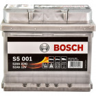 Акумулятор 52Ah-12v BOSCH (S5001) (207x175x175),R,EN520
