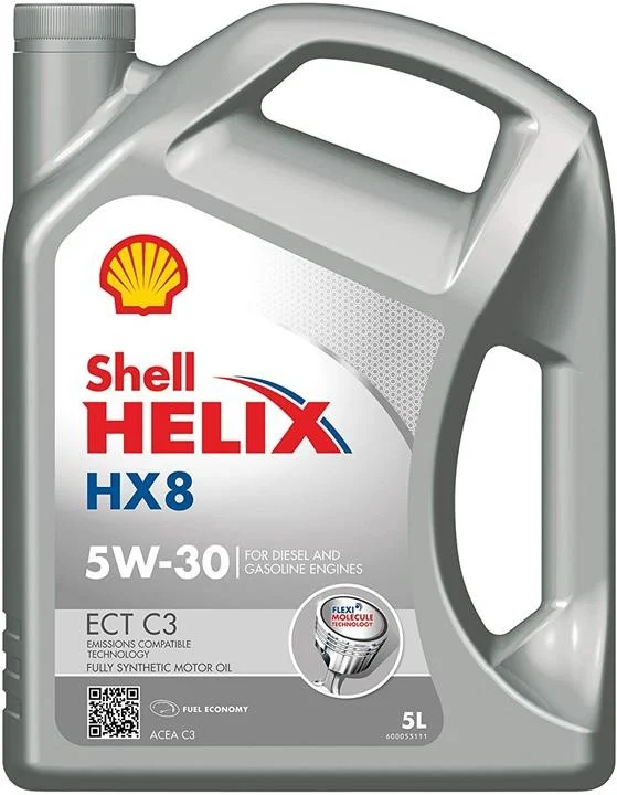 Олива моторна SHELL Helix HX8 ECT C3+OEM 5W-30 (Каністра 5л)