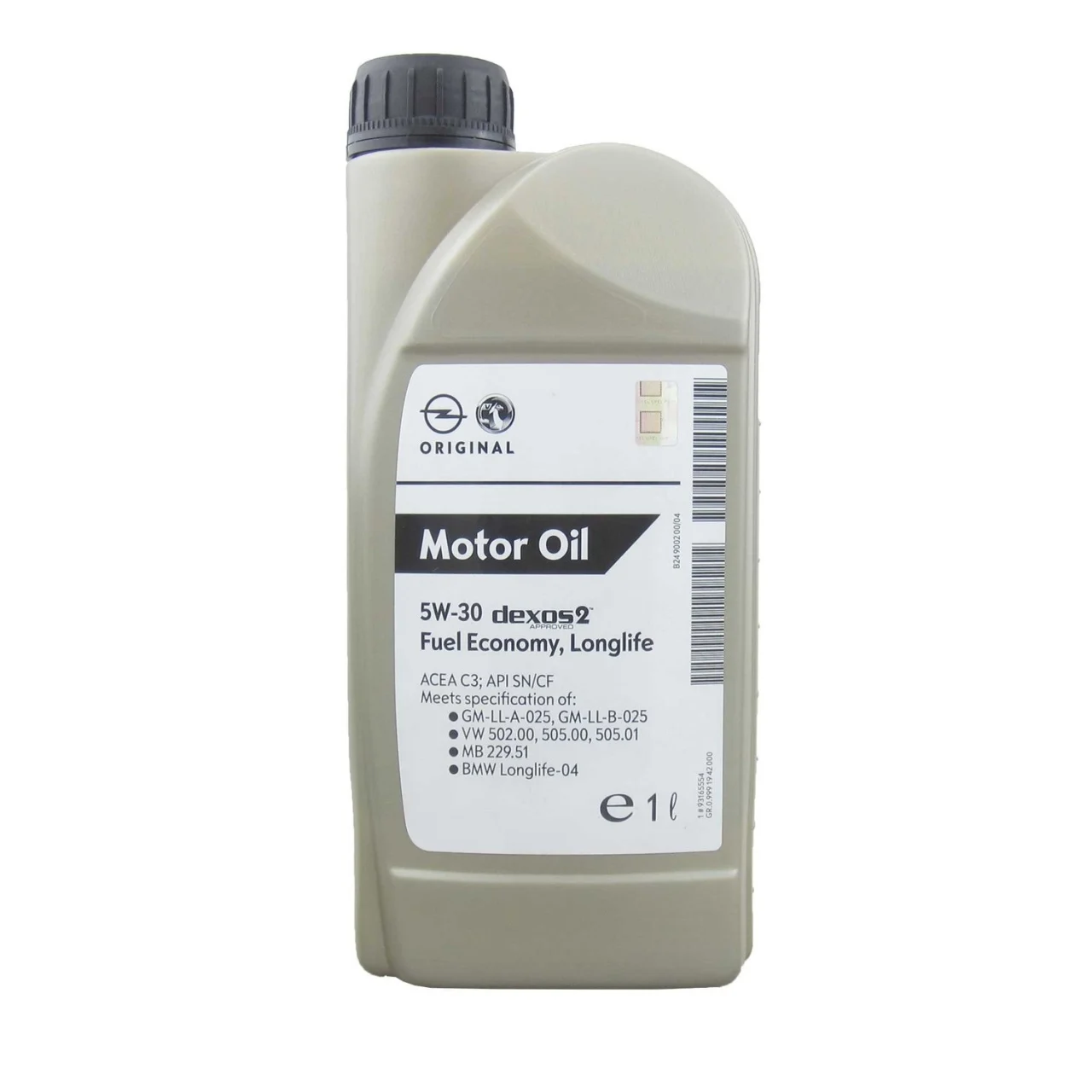 GM Motor Oil Dexos2 5W-30