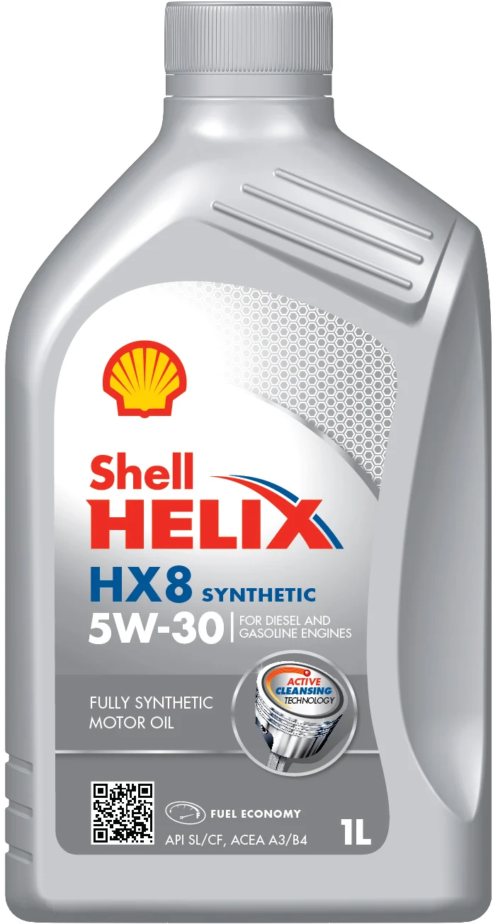 Олива моторна SHELL Helix HX8 SAE 5W-30 SL/CF (Каністра 1л)